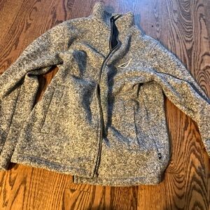 Nautica Boys 10 12 Zip Up Cardigan Sweater Winter